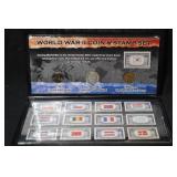 World War 2 Coin and Stamp Set