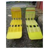 2 VINTAGE LOUNGE CHAIRS - PICK UP ONLY