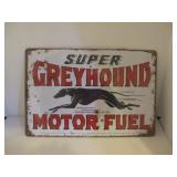 SUPER GREYHOUND MOTOR FUEL SIGN