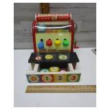 FISHER PRICE WOODEN CASH REGISTER