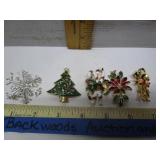 CHRISTMAS BROOCHES