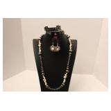 HEMATITE / STONE JEWELRY SET