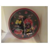 BATTERY OPERATED JEFF GORDON WALL CLOCK