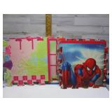 SPIDERMAN & BARBIE FLOOR MATS