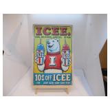 NEW ICEE TIN SIGN