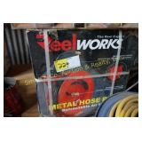 REAL METAL RETRACTABLE HOSE REEL NEW IN BOX