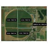 Acreage with Barn for Sale - Tract #1