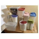 Rubbermaid and Tupperware Containers