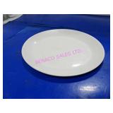 LOT, 20 PCS 12" OVAL STEELITE PLATES