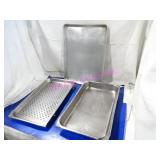 LOT, 23 PCS S/S INSERT & BAKE TRAYS  NOTES!!