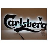 1X, 24" X 10" LIGHT-UP CARLSBERG BEER SIGN