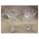 LOT, APPROX 42 PCS, ASST MARTINI GLASSES