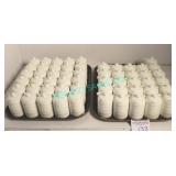 LOT, 56 PCS WHITE SOYA SAUCE DISPENSERS