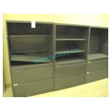 3X, FILE CAB+ 2 SHELF,