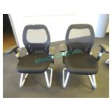 2X, MESH BACK SUPPORT CHAIRS