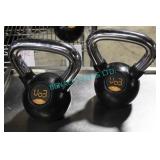 2X, 15LB V03 KETTLE BELLS