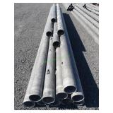 14 Gated Aluminum Pipes 8" **BIDX14**