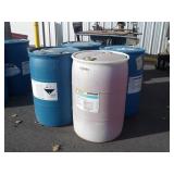 4 Plastic Barrels 55 Gallons