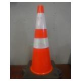 50 Unused Plastic Reflective Traffic Cones