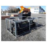 Unused Landhonor Skid Steer Power Rake 72"