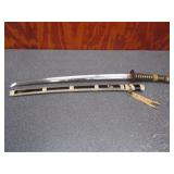 WWII Japenese Sword 26in. Blade, 35.75 Overall L