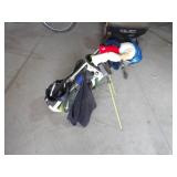 Nike Sport Lite Bag w/Misc. Golf Club Set