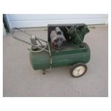 Twin Cyl Air Compressor Doerr 1HP 110v Motor