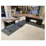 5ft.x30x29.5, 230x30x29.5,30x36x27 Desk 4 Section