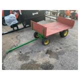 4 Wheel Yard Wagon, on JD Garden Tractor Frame