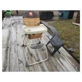 Cosco High Chair & Foldup Grill New