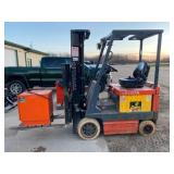 Toyota Elec. Forklift 5FBCU15 36v 2850lb Cap, Runs