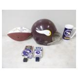 Vikings Items Helmet, Cup, Football, 2 Bar Taps