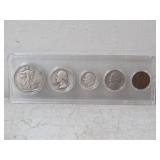 1947 US Silver Coin Set