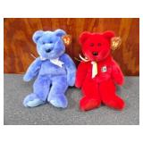 2-14in. Beanie Babies Osito, Clubby II