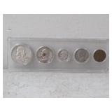 1950 US Silver Coin Set