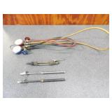 AC Hose Gauges, 2 Tire Pressure Gauges, Torch Head