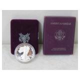 1987 American Eagle 1oz Sivler Case & Box