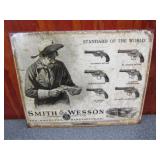 16x12.5 Smith & Wesson Metal Sign