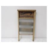 Economy Canadian Wooden Ware Co Glass Washboard