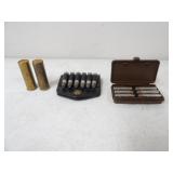 Leather 357 Belt Cartridge Carrier & MTM Plasic