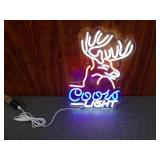 Coors Light Deer LED Sign 11 x 15.5in.