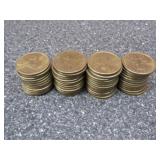 50-Sacagawea US One Dollar Coins Various Dates