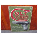 12.5x16 Colt Metal Sign