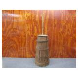 22in. H 38H w/Handle Butter Churn