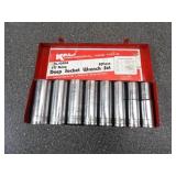 Kal 1/2in. dr. 8pc Deep Socket Set 1/2-15/16in.