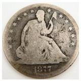 1877-S US Seated Liberty Half Dollar
