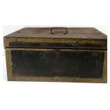 Antique Tin Document Box