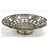 Ornate Reticulated Floral Fruit Bowl