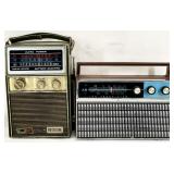 2pc Vintage Portable Radios