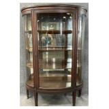 Small Bow Front Curio